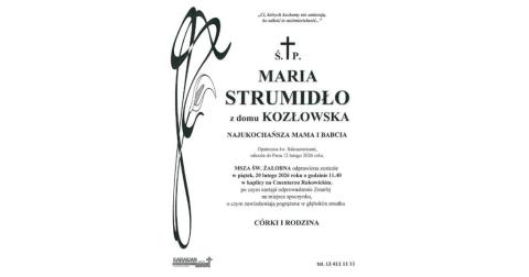 Z głębokim żalem zawiadamiamy