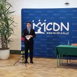 Na zdjęciu dr Łukasz Cieślik, dyrektor MCDN