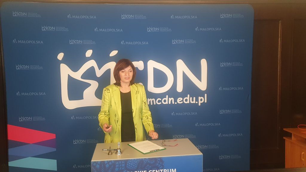Małgorzata Wojnarowska-Grzebień, nauczyciel konsultant Ośrodka MCDN w Krakowie