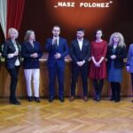 Jury oceniające uczestników konkursu (Bogusław Sobczyk, Jolanta Czuchnowska, dyrektorzy szkół olkuskich)
