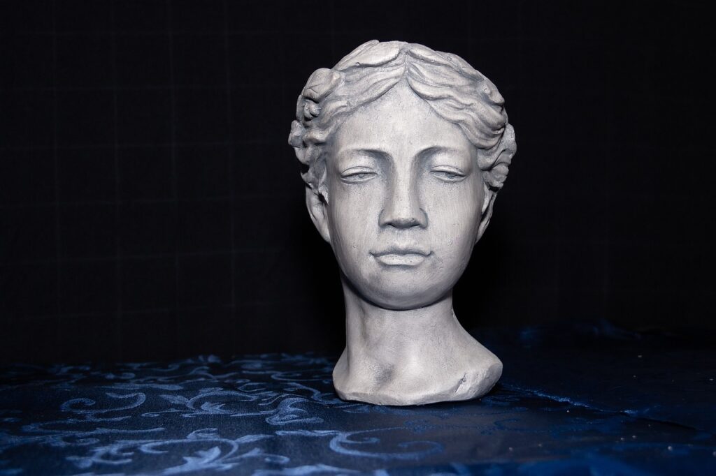 antyczna rzeźba - głowa