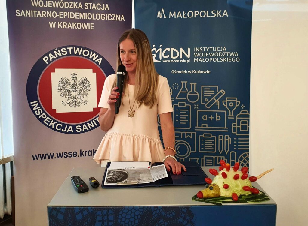 Magdalena Droździk z Wojewódzkiej Stacji Sanitarno-Epidemiologicznej