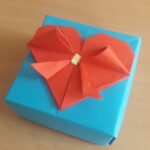 Opakowanie z sercem z origami