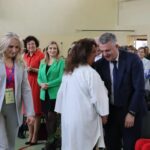 Anna Dymna i dr Artur Kozioł - Burmistrz Miasta i Gminy Wieliczka