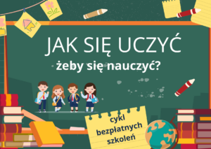 Grafika z napisem Jak się uczyć żyby się nauczyć? na grafice 4 dzieci, książki, globus, ołówek