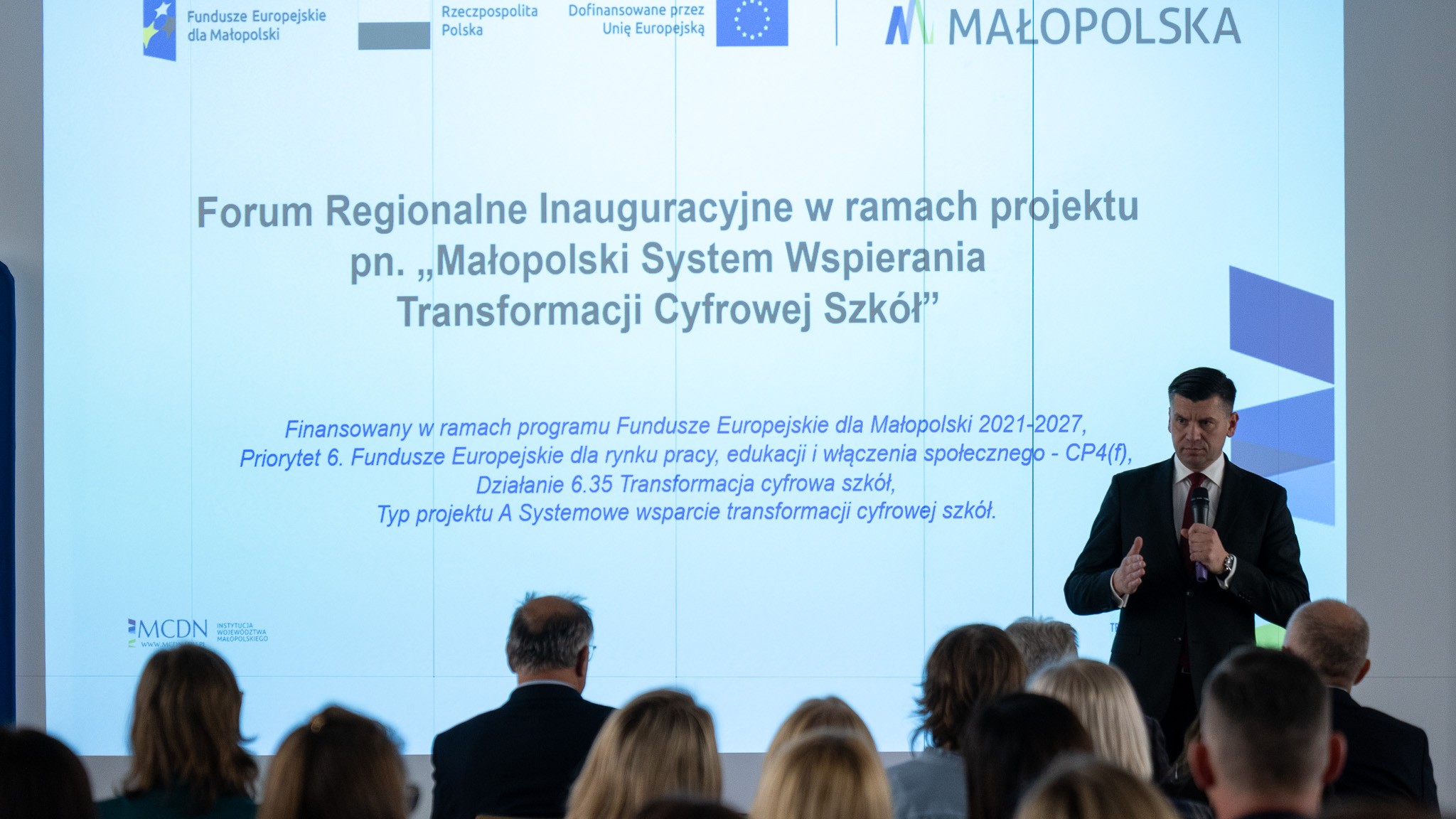 Inauguracja Małopolskiego Systemu Wspierania Transformacji Cyfrowej Szkół