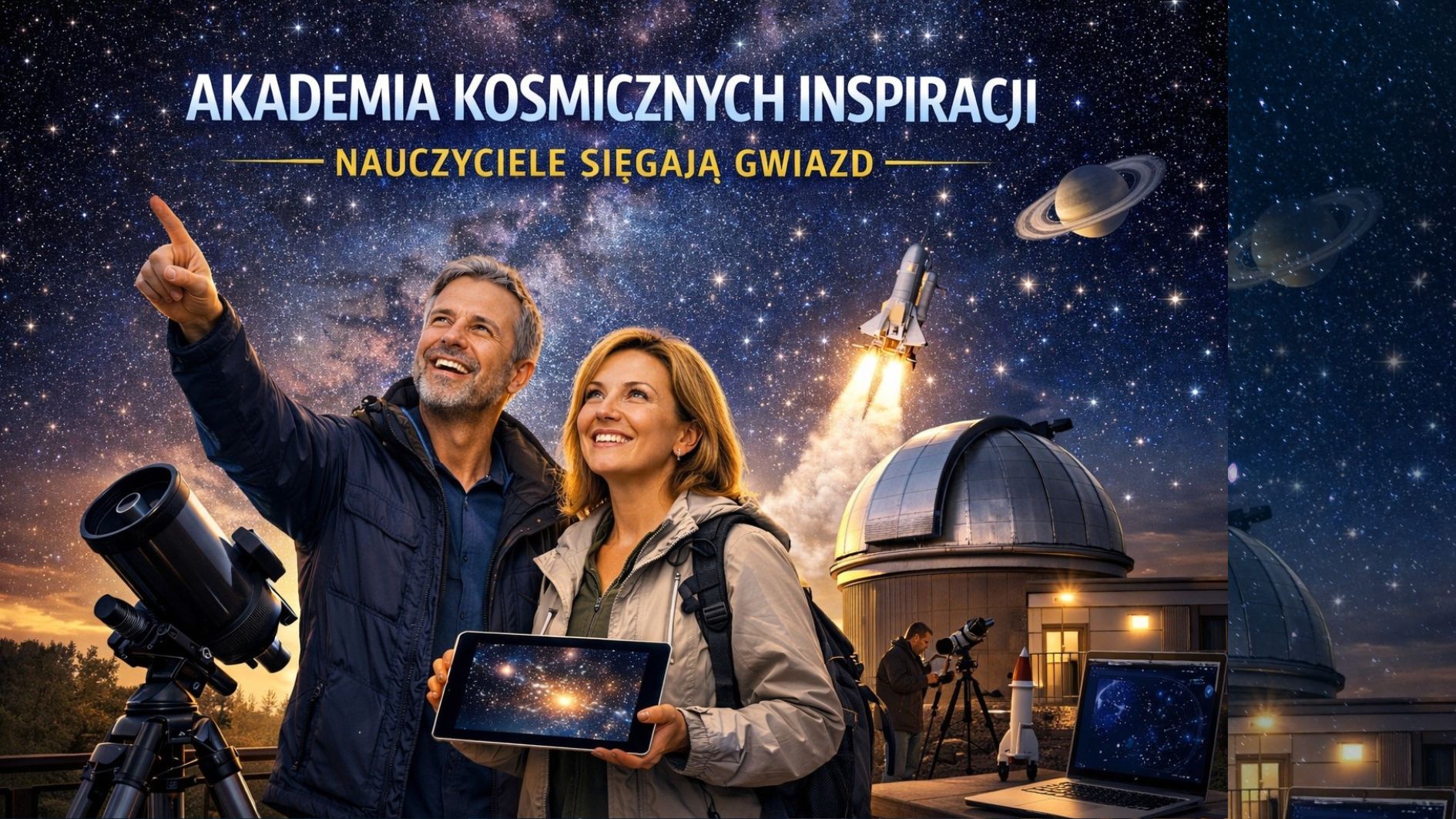 Akademia Kosmicznych Inspiracji – nauczyciele sięgają gwiazd